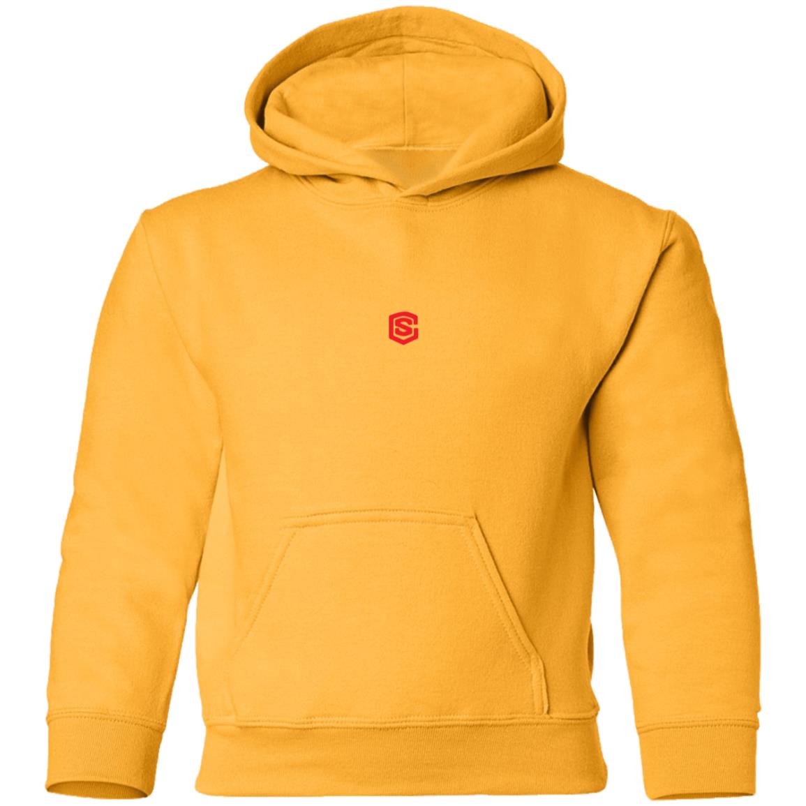 Illustrator Red Logo G185B Youth Pullover Hoodie
