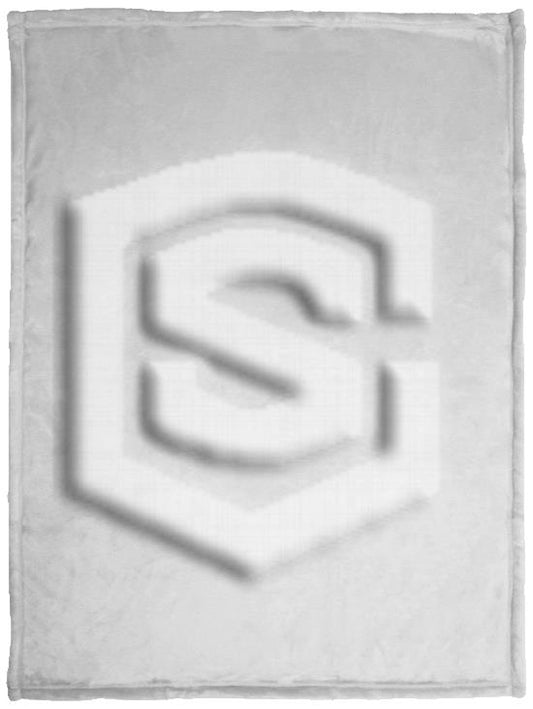 white (2) VPS Cozy Plush Fleece Blanket - 30x40