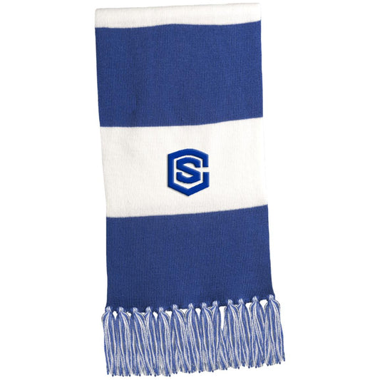 blue (2) STA02 Fringed Scarf