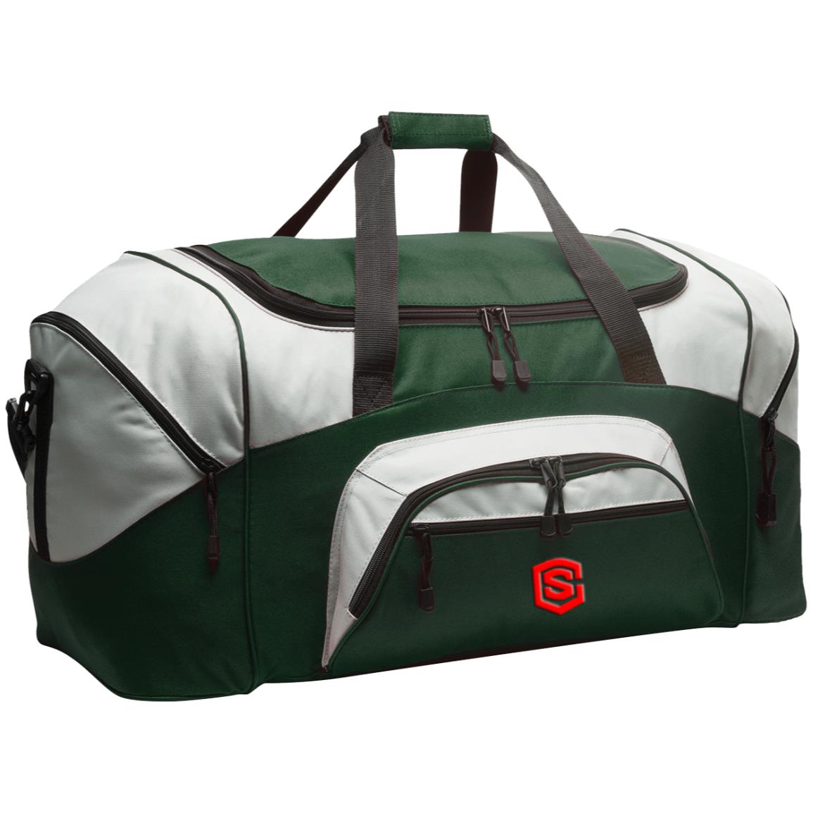red (2) BG99 Colorblock Sport Duffel