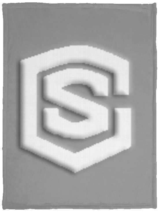 white (2) VPS Cozy Plush Fleece Blanket - 30x40