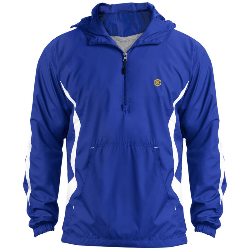 Illustrator Gold Logo JST63 Unisex Colorblock Raglan Anorak Jacket