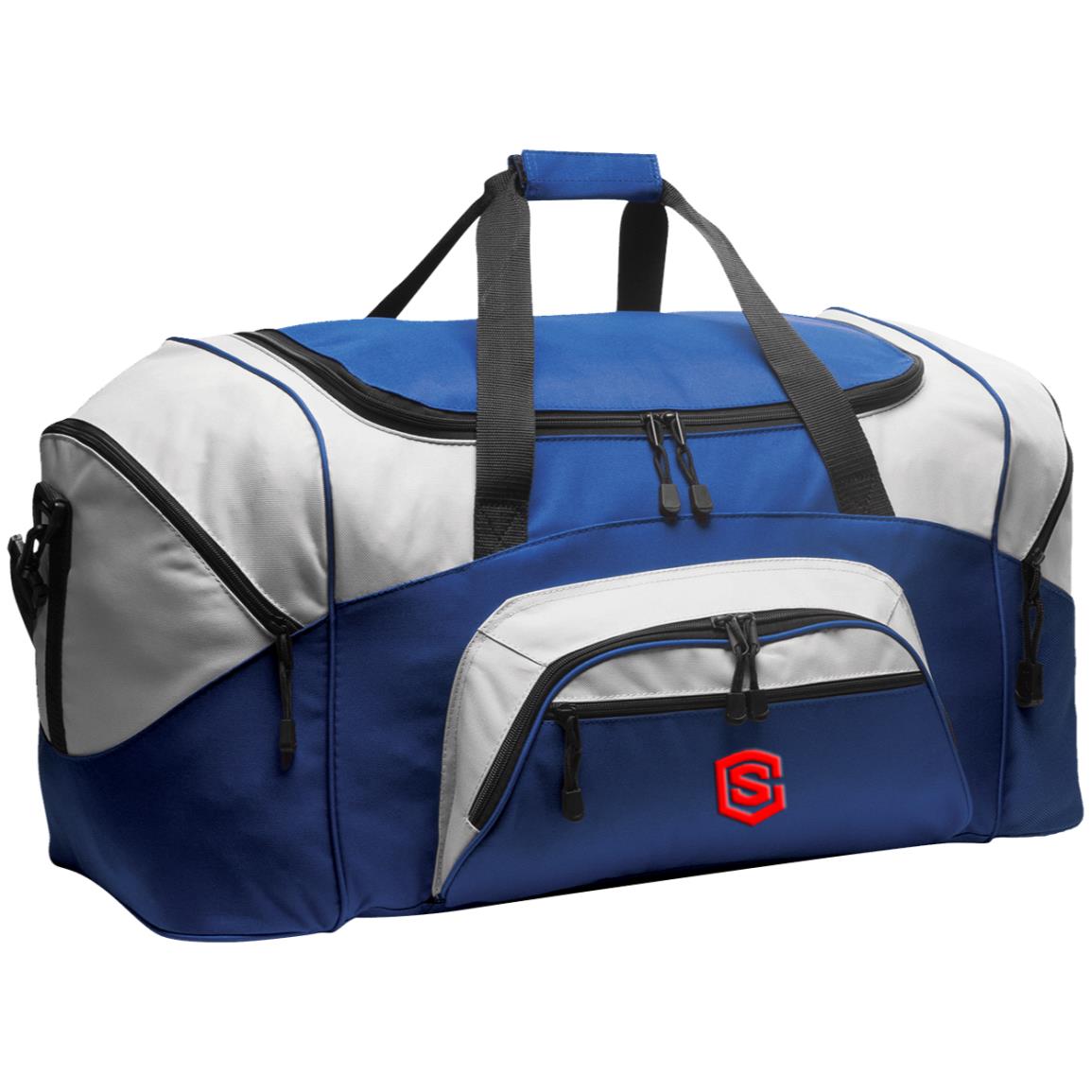 red (2) BG99 Colorblock Sport Duffel