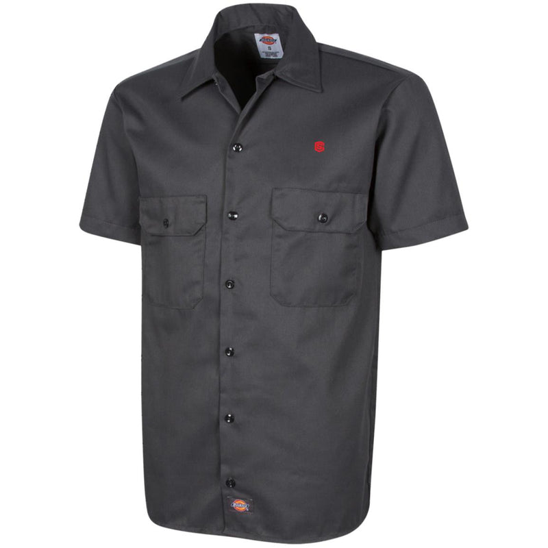 Illustrator Red Logo 1574 Men's Short Sleeve Workshirt