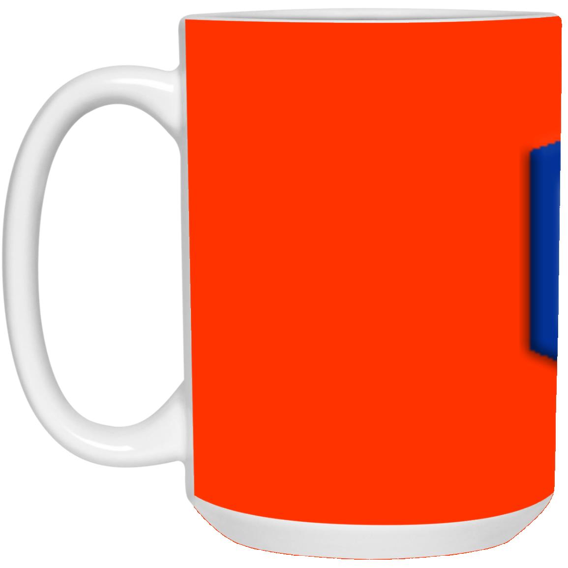 blue (2) 21504 15 oz. White Mug