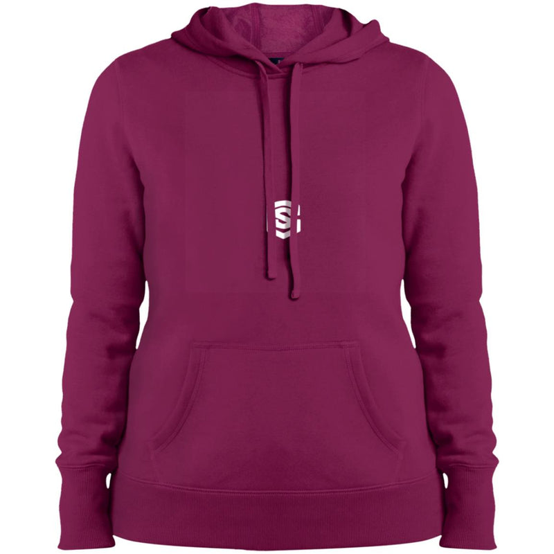 Illustrator White Logo LST254 Ladies' Pullover Hooded Sweatshirt