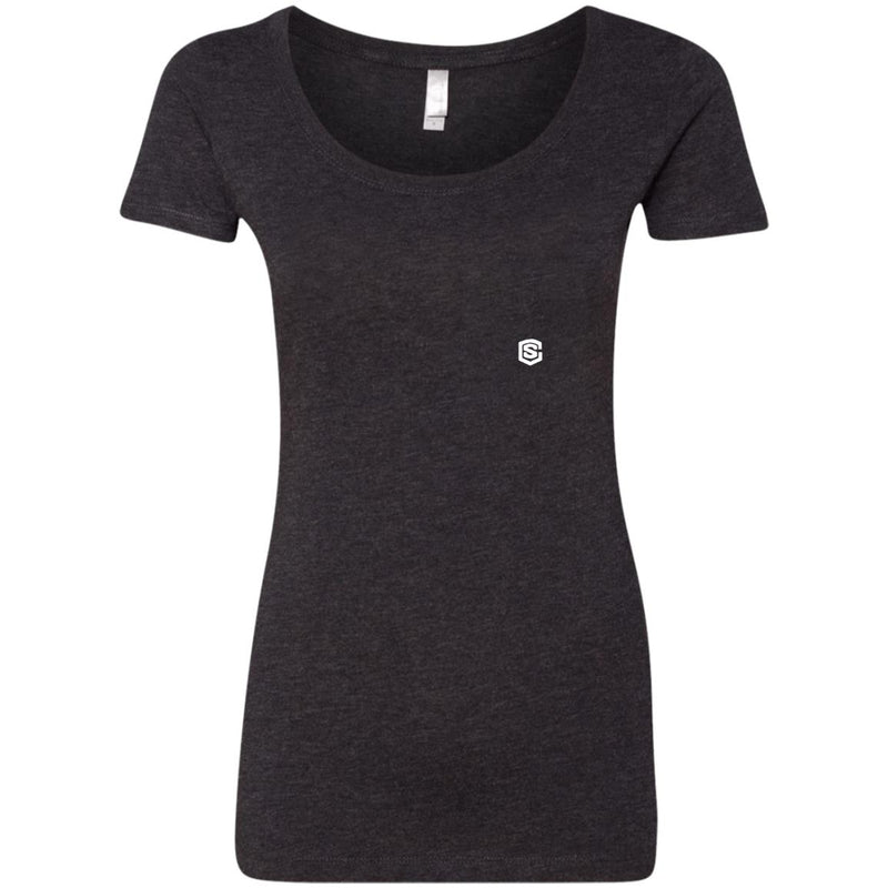 Illustrator White Logo NL6730 Ladies' Triblend Scoop