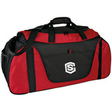 white (2) BG1050 Medium Color Block Gear Bag