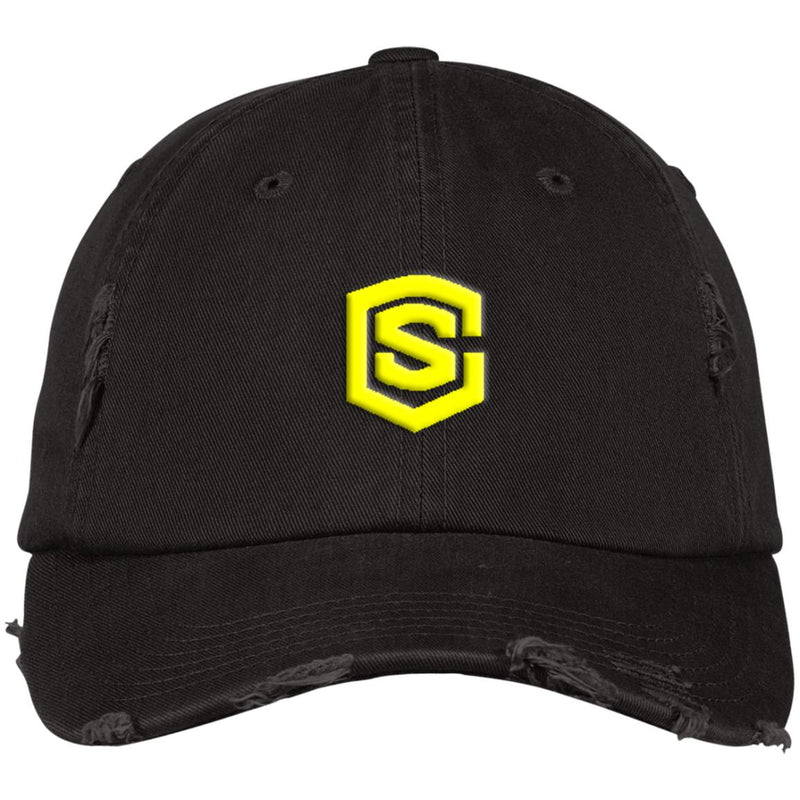 yellow (3) DT600 Distressed Dad Cap