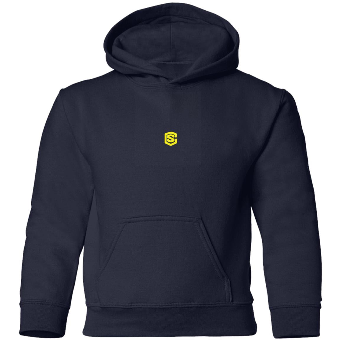 Illustrator Yellow Logo G185B Youth Pullover Hoodie