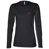 Illustrator Red Logo B6450 Ladies' Jersey LS Missy Fit