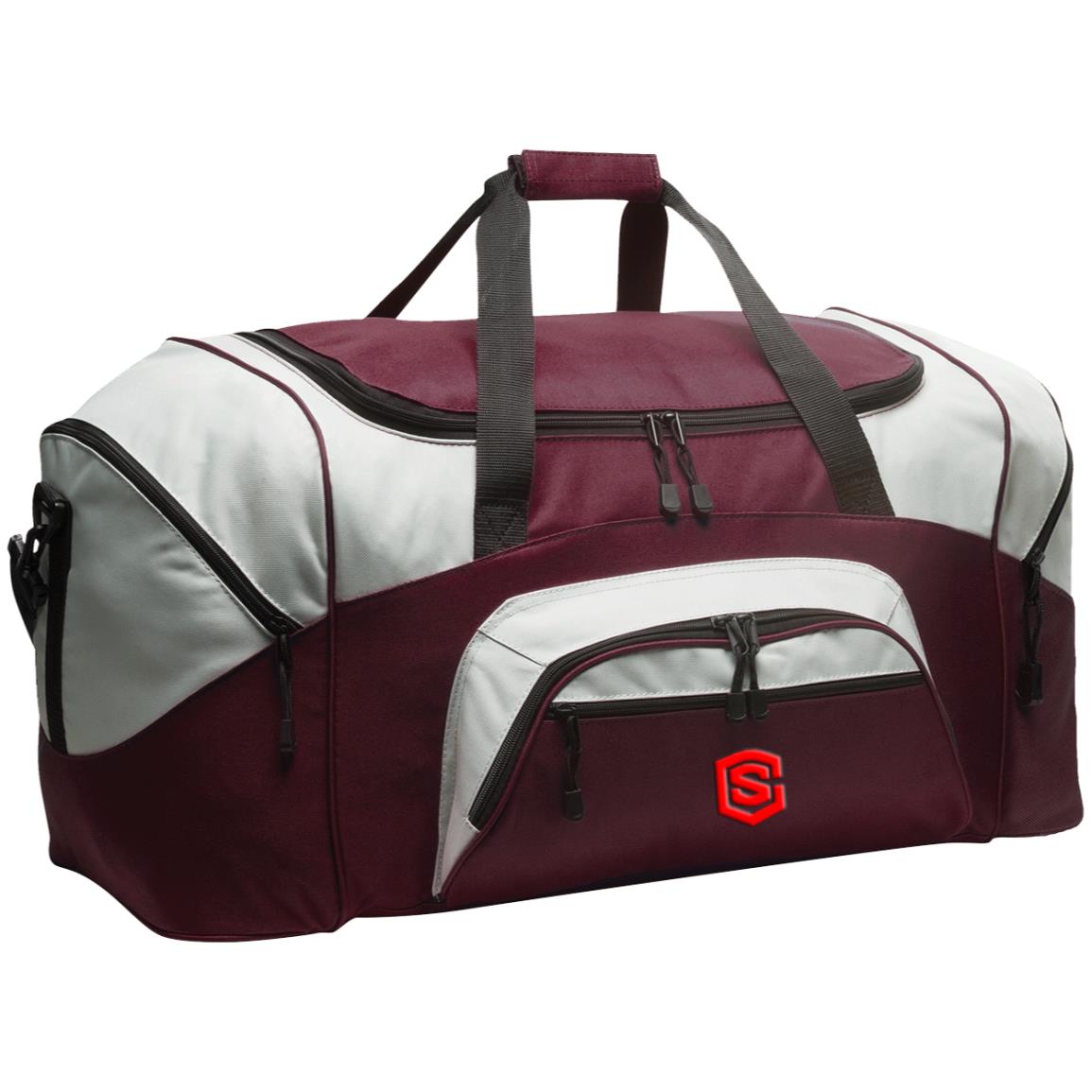 red (2) BG99 Colorblock Sport Duffel