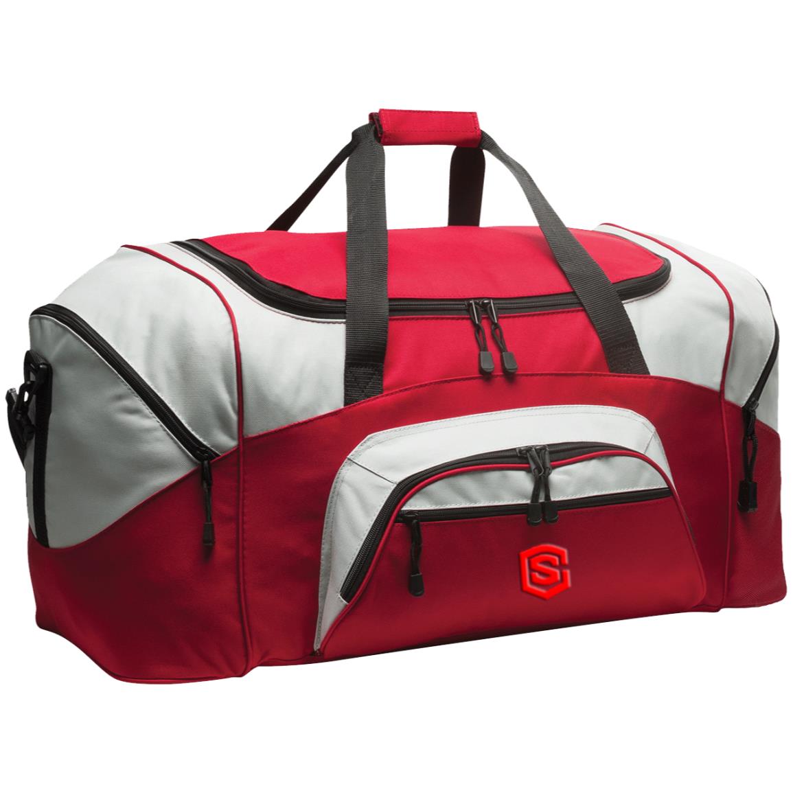 red (2) BG99 Colorblock Sport Duffel