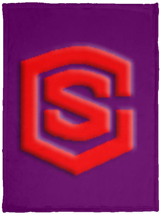 red (2) VPS Cozy Plush Fleece Blanket - 30x40