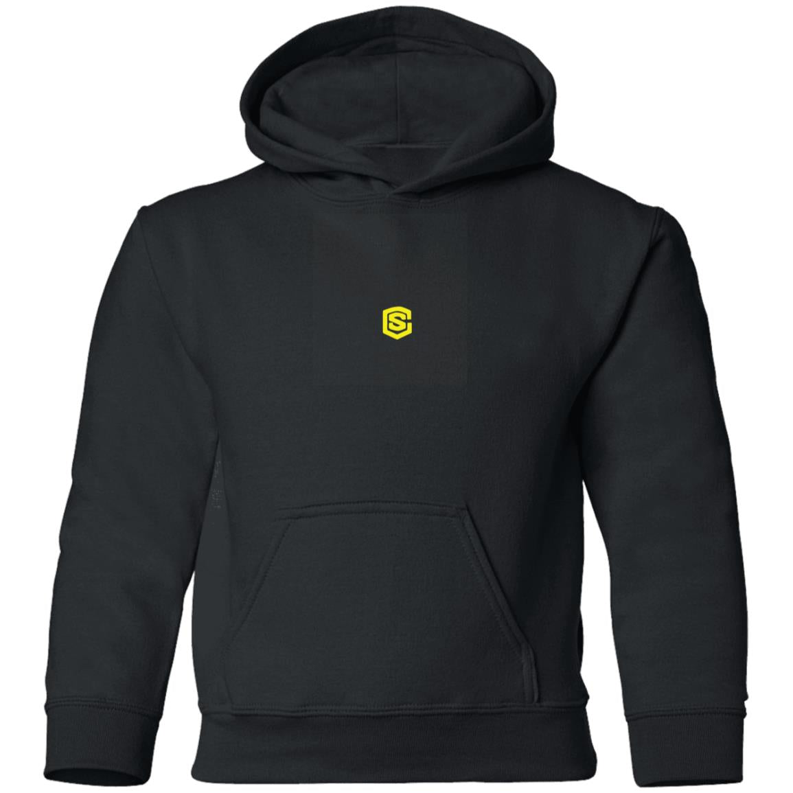 Illustrator Yellow Logo G185B Youth Pullover Hoodie