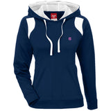 Illustrator Pink Logo TT30W Ladies' Colorblock Poly Hoodie