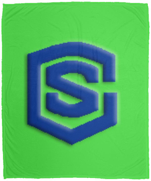 blue (2) VPM Cozy Plush Fleece Blanket - 50x60