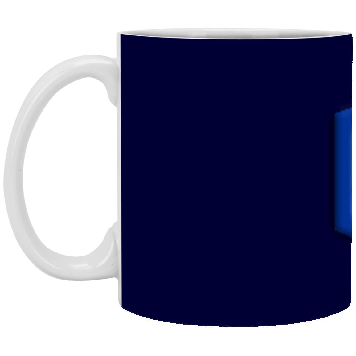 blue (2) XP8434 11 oz. White Mug