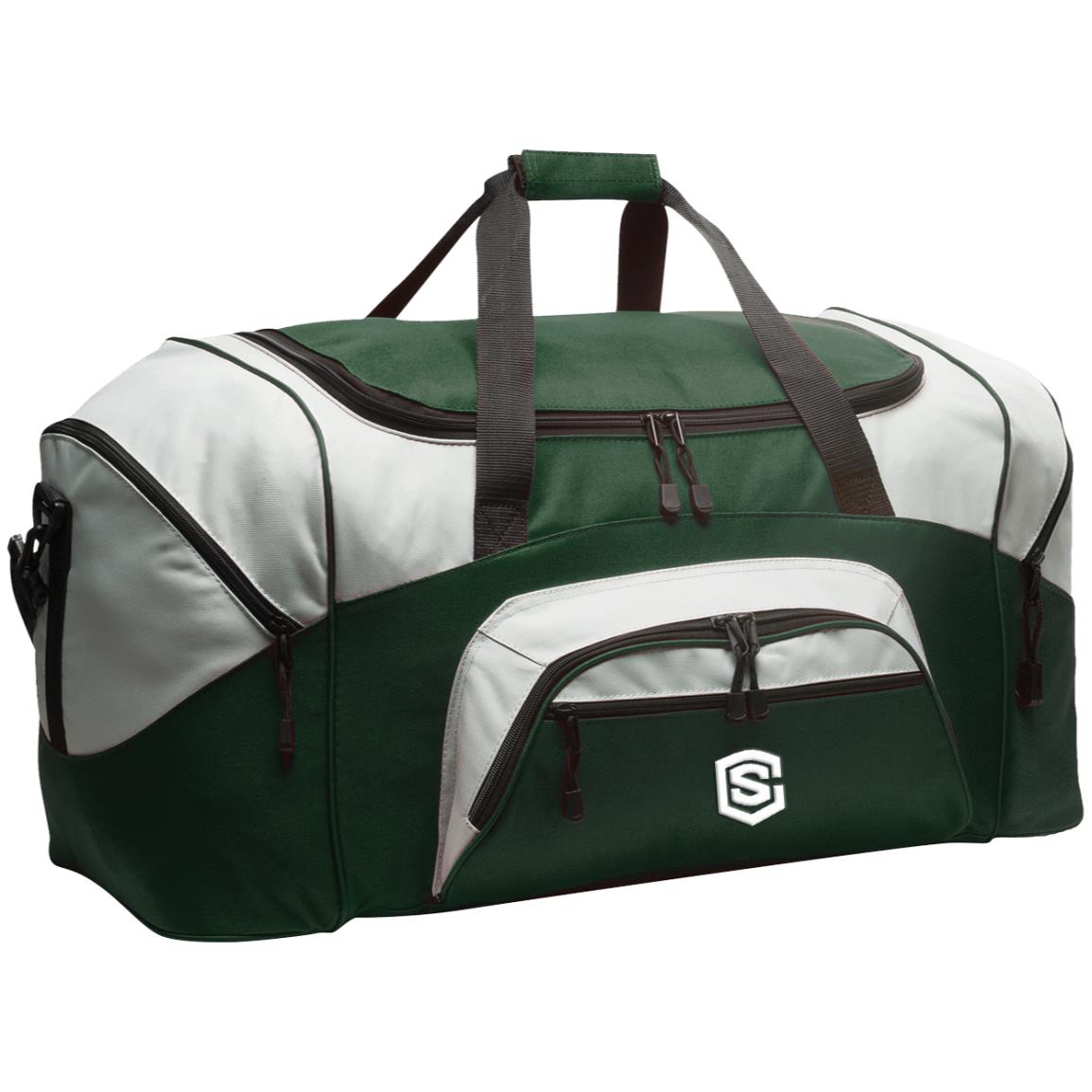 white (2) BG99 Colorblock Sport Duffel