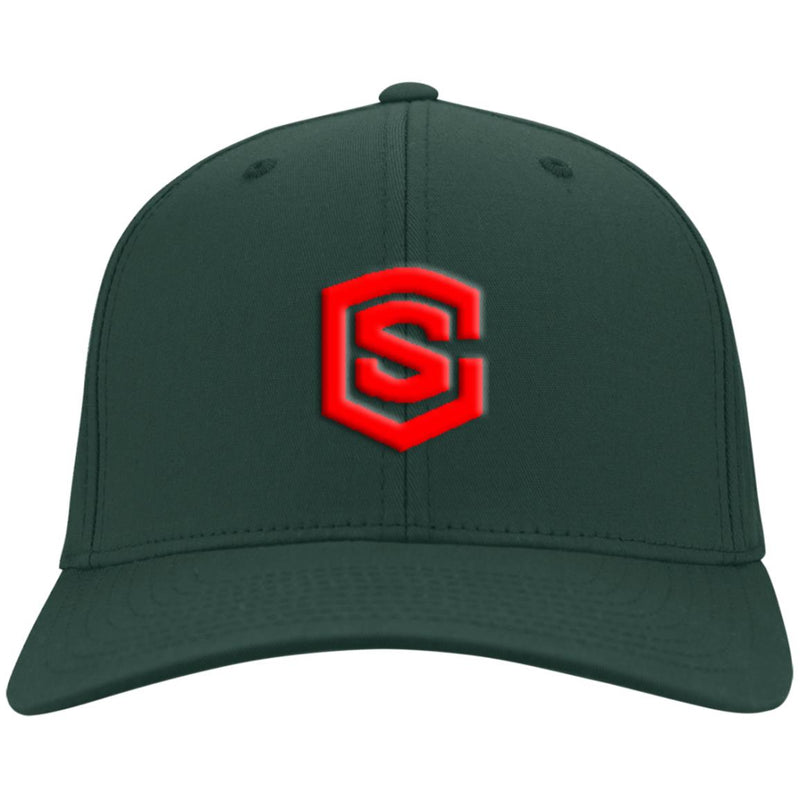 red (2) CP80 Twill Cap