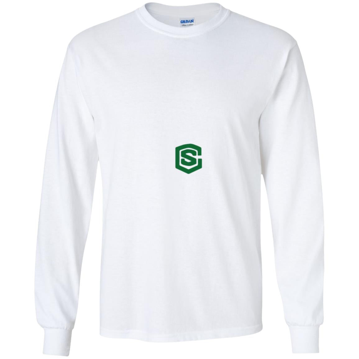 Illustrator Green Logo G240B Youth LS T-Shirt