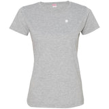 Illustrator White Logo 3516 Ladies' Fine Jersey T-Shirt