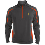 Illustrator Gold Logo ST851 Men's Sport Wicking Colorblock 1/2 Zip