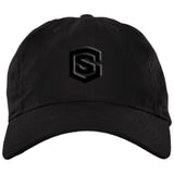 black (2) BX001 Brushed Twill Unstructured Dad Cap