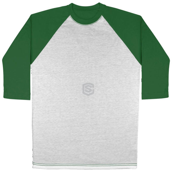 Illustrator Silver Logo AOPSR 3/4 Sleeve Raglan