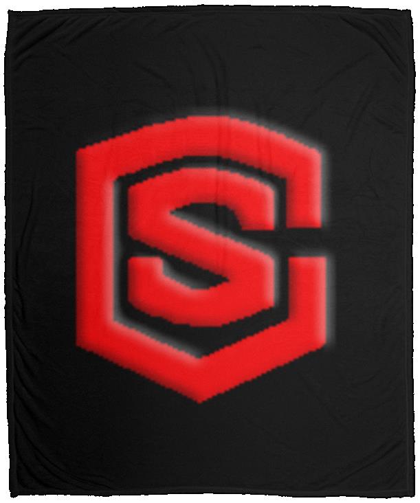 red (2) VPM Cozy Plush Fleece Blanket - 50x60