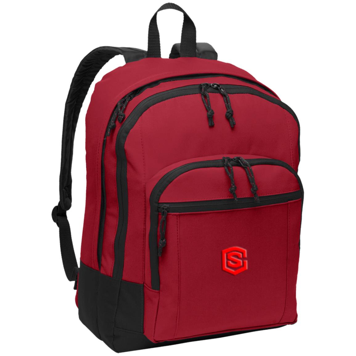 red (2) BG204 Basic Backpack