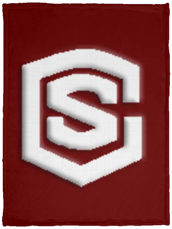 white (2) VPS Cozy Plush Fleece Blanket - 30x40