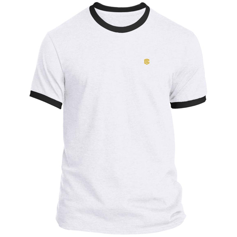 Illustrator Gold Logo PC54R Ringer Tee