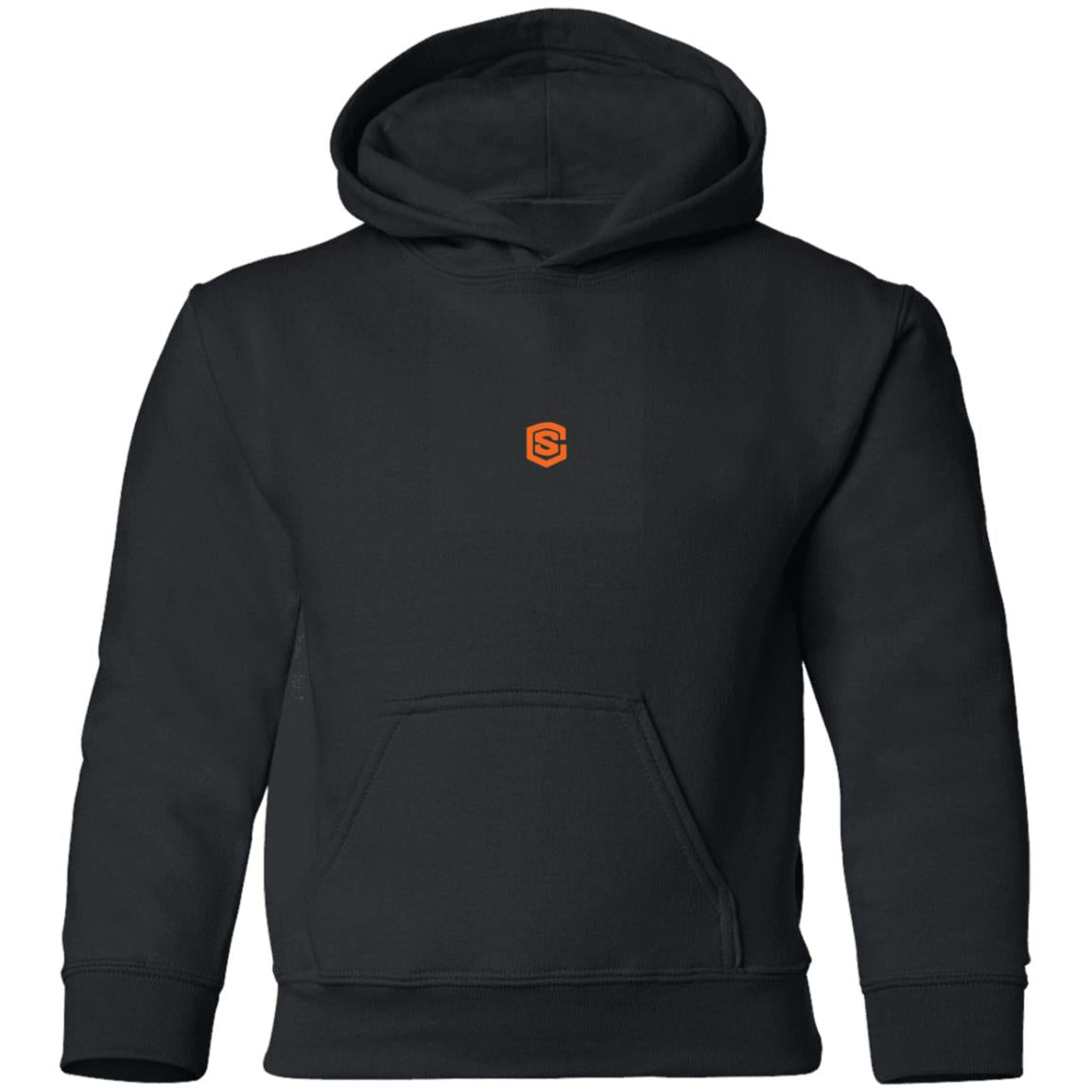 Illustrator Orange Logo G185B Youth Pullover Hoodie
