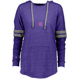 Illustrator Pink Logo 229390 Ladies Hooded Low Key Pullover