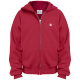 Illustrator White Logo PC90YZH Youth Full Zip Hoodie