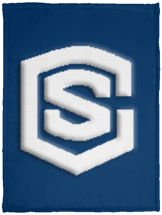 white (2) VPS Cozy Plush Fleece Blanket - 30x40