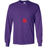 Illustrator Red Logo G240B Youth LS T-Shirt
