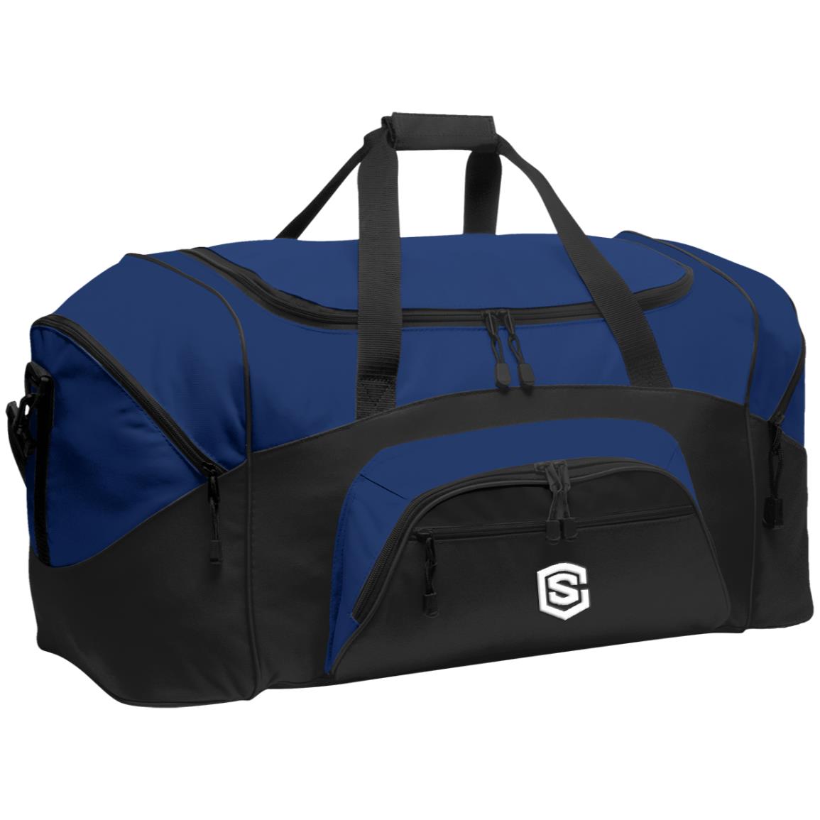 white (2) BG99 Colorblock Sport Duffel
