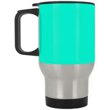 red (2) XP8400S Silver Stainless Travel Mug