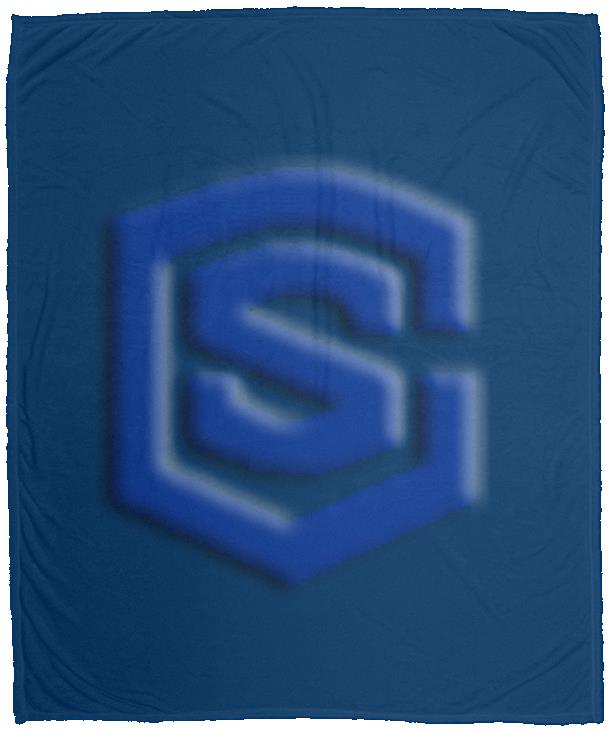 blue (2) VPM Cozy Plush Fleece Blanket - 50x60