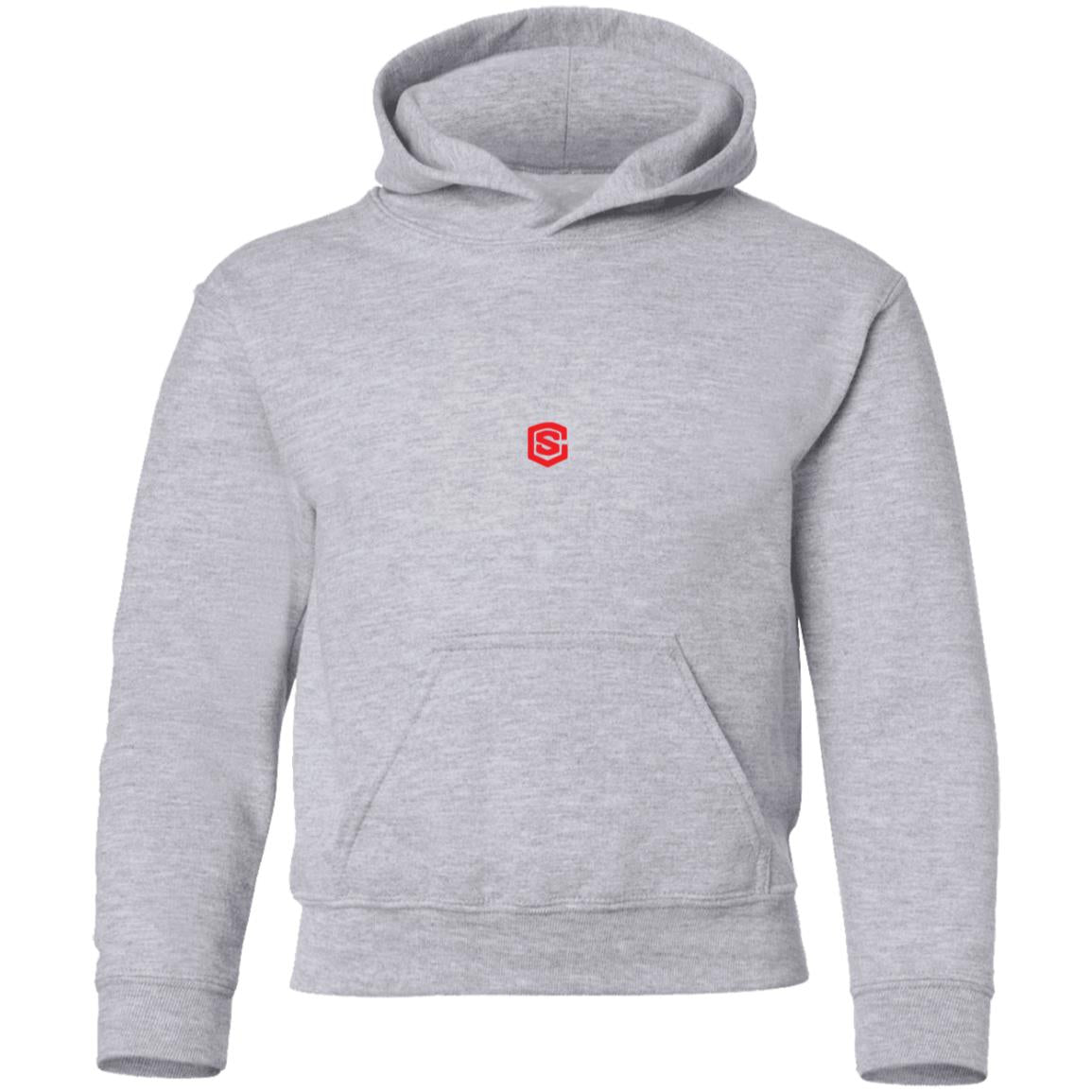 Illustrator Red Logo G185B Youth Pullover Hoodie