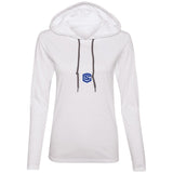 Illustrator Blue Logo 887L Ladies' LS T-Shirt Hoodie