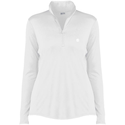 Illustrator White Logo LST357 Ladies' Competitor 1/4-Zip Pullover