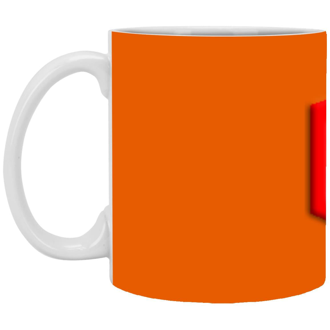 red (2) XP8434 11 oz. White Mug