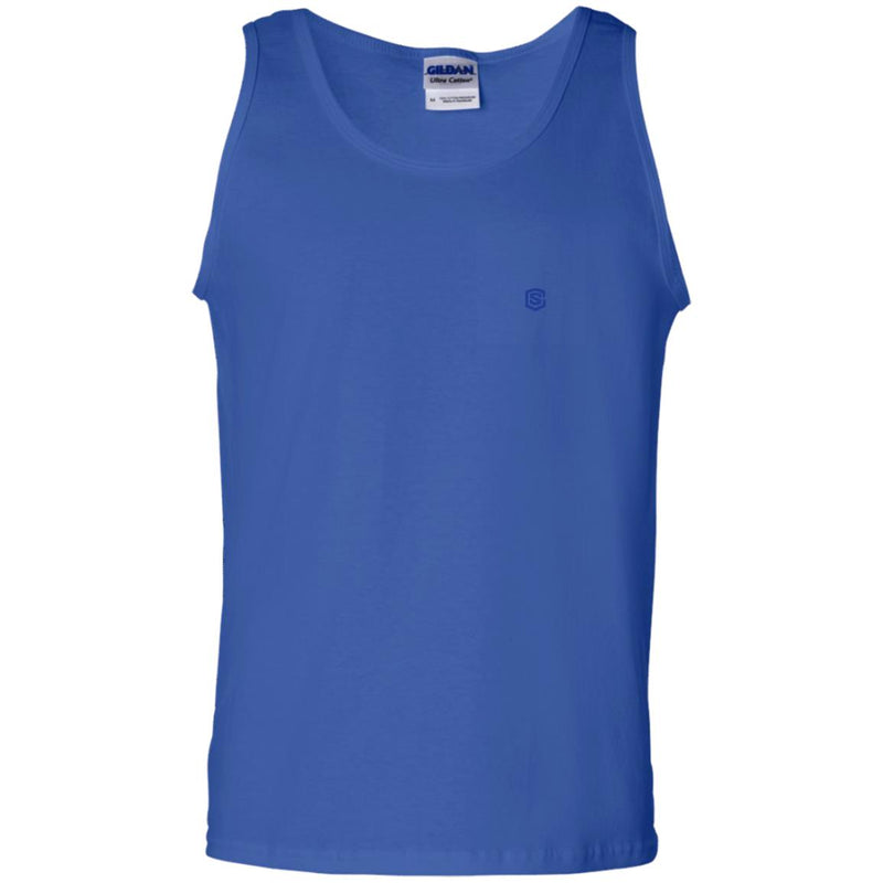 Illustrator Blue Logo G220 100% Cotton Tank Top