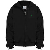 Illustrator Green Logo PC90YZH Youth Full Zip Hoodie