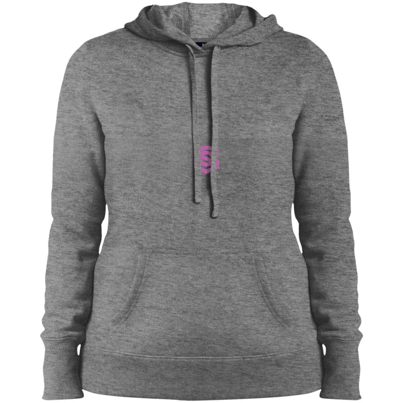 Illustrator Pink Logo LST254 Ladies' Pullover Hooded Sweatshirt