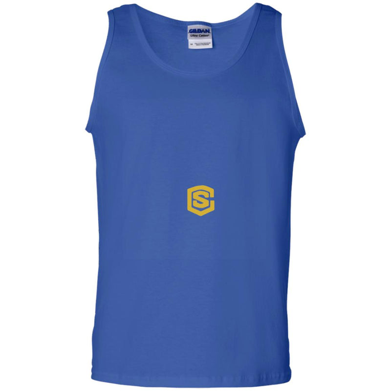 Illustrator Gold Logo G220 100% Cotton Tank Top