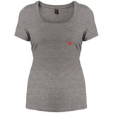 Illustrator Red Logo DM106L Women's Perfect Scoop Neck Tee